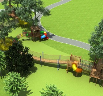 兒童木質滑梯29