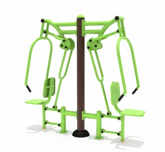 雙人坐推訓練器