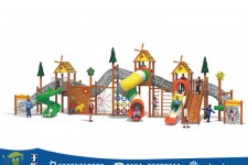 兒童木質滑梯06