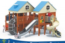 兒童木質滑梯08