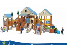 兒童木質滑梯05