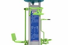 踏步機+懸空轉輪+坐蹬訓練器