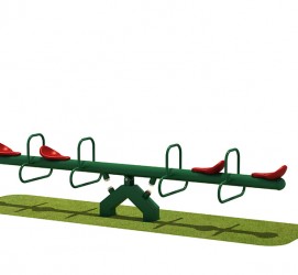 戶外健身設備-四人蹺蹺板