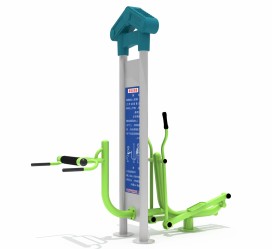 橢圓機+腰背按摩器