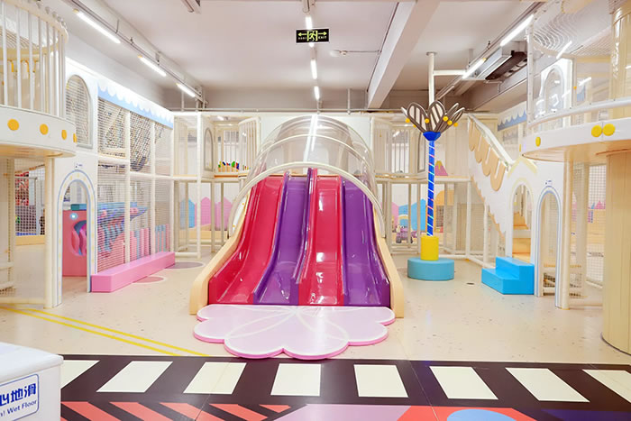 室內不銹鋼滑梯設備