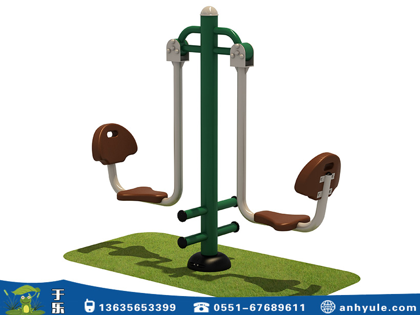 戶外健身設備雙人坐蹬