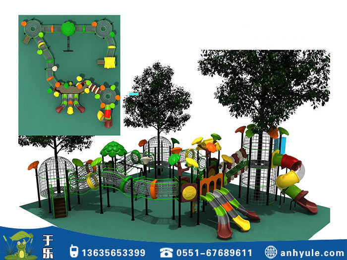 兒童游樂設備繩網攀爬
