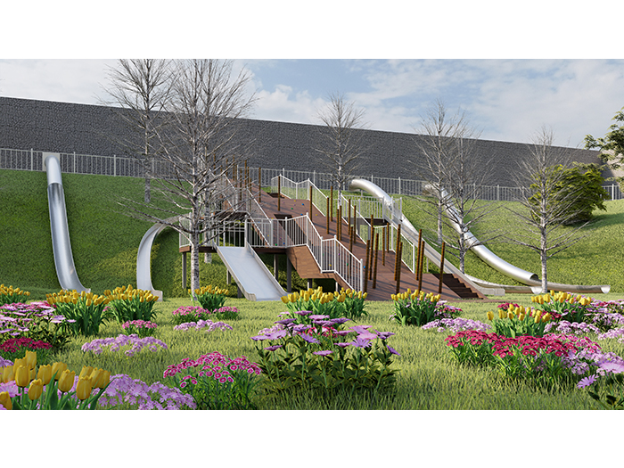 大型無動力滑梯 大型無動力滑梯