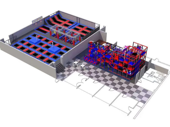 大型蹦床設備