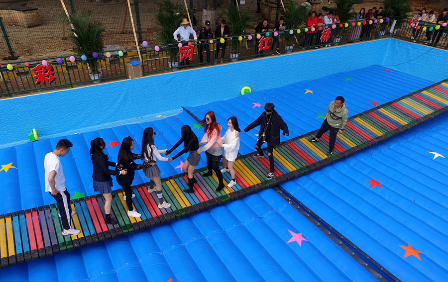 戶外彩虹橋游樂設備 戶外彩虹橋游樂設備