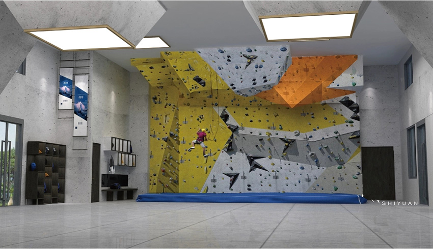 室內攀巖墻設施