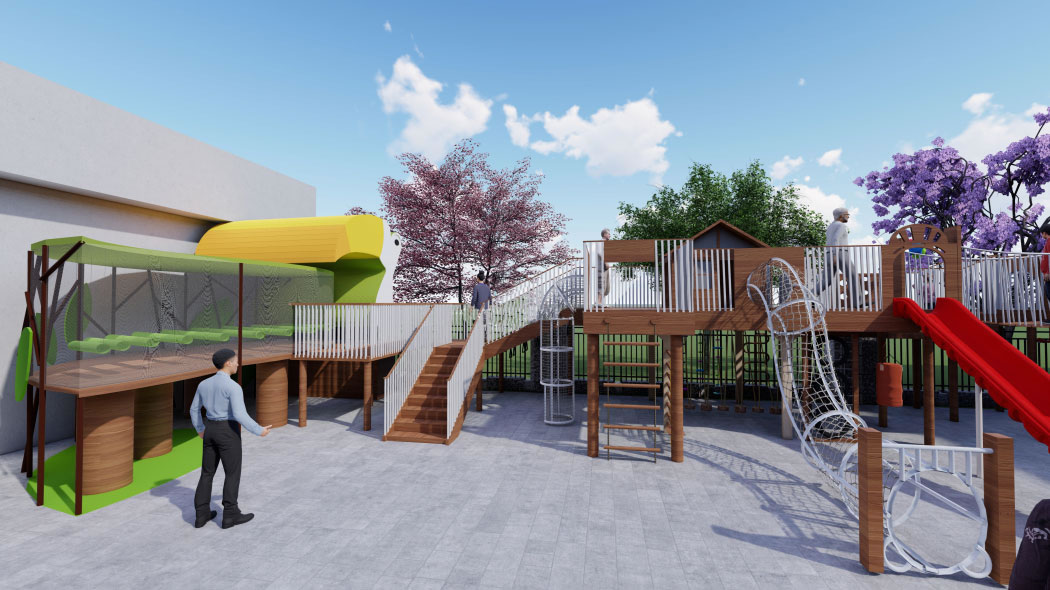 無動力滑梯設備