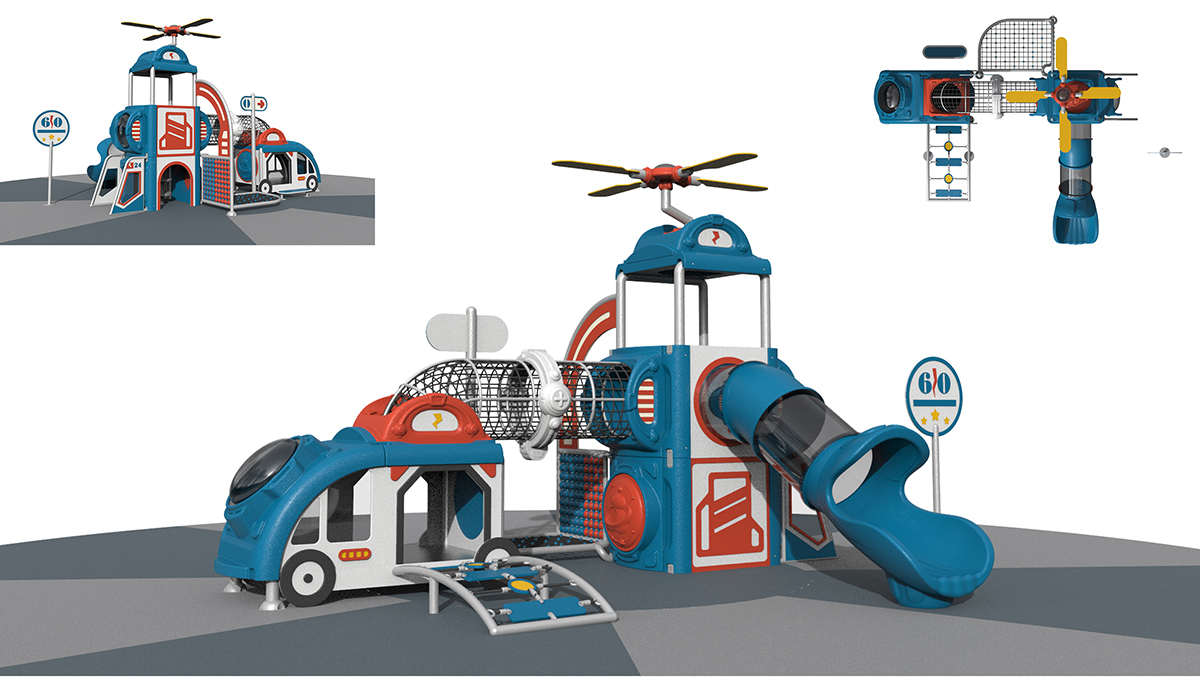 組合滑梯設施 組合滑梯設施