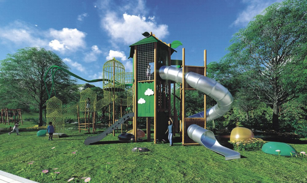 大型不銹鋼滑梯