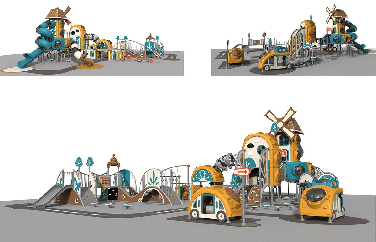 大型組合滑梯設備 大型組合滑梯設備