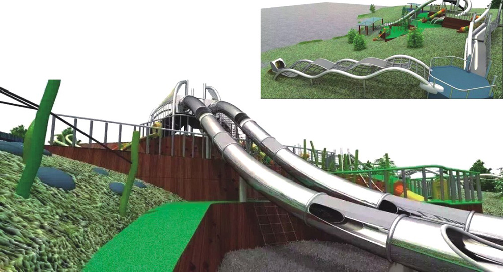 不銹鋼滑梯設(shè)備 不銹鋼滑梯設(shè)備