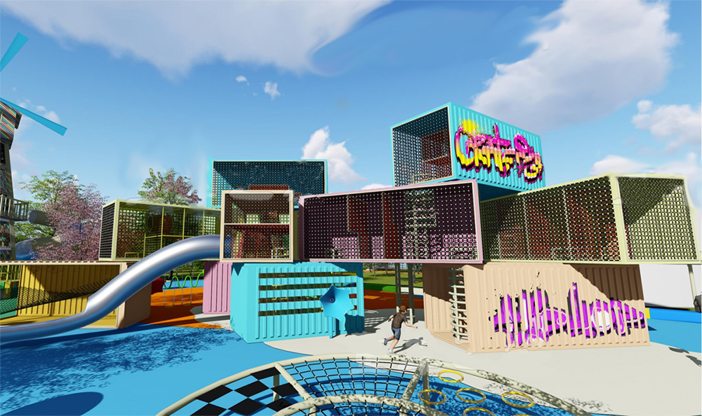 大型不銹鋼滑梯 大型不銹鋼滑梯