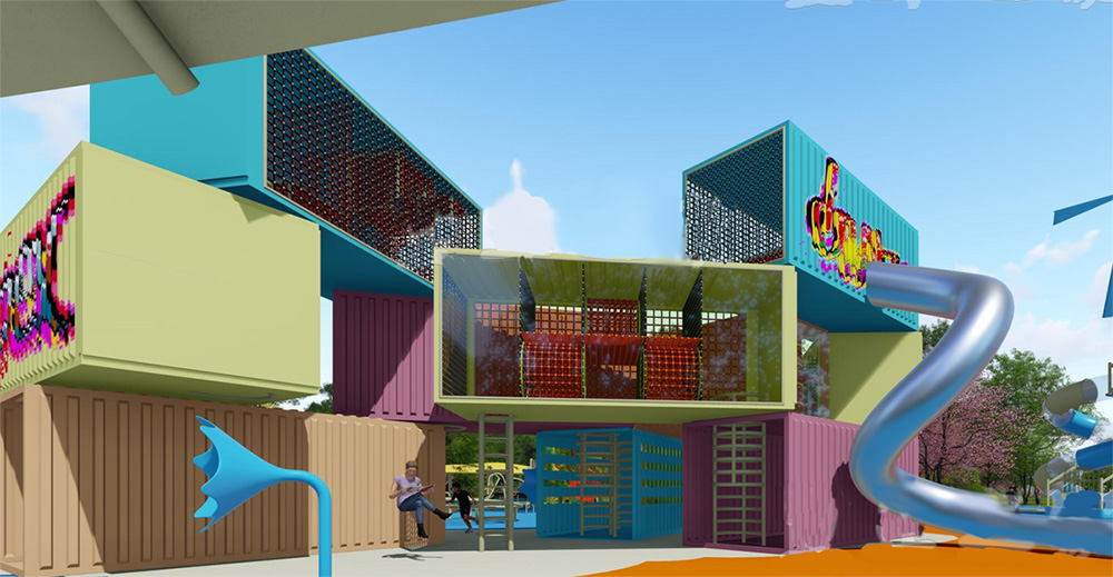 大型不銹鋼滑梯 大型不銹鋼滑梯