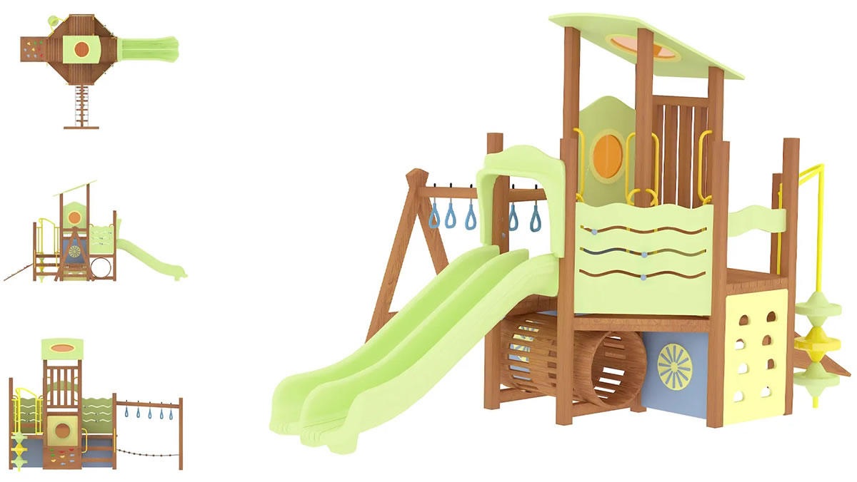 兒童木質滑梯廠家 兒童木質滑梯廠家