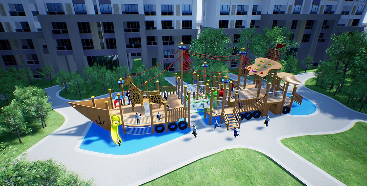 海盜船滑梯廠家 海盜船滑梯廠家