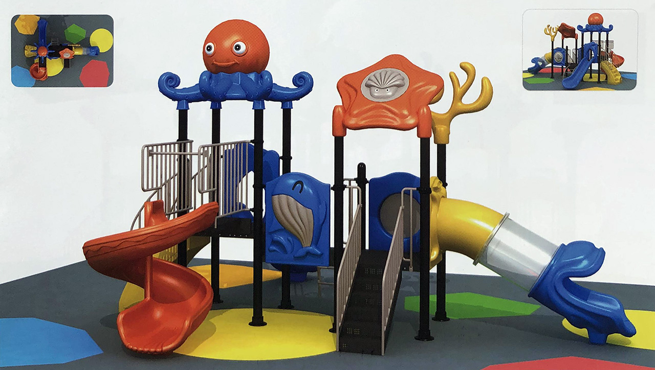 大型組合滑梯游樂設備廠家