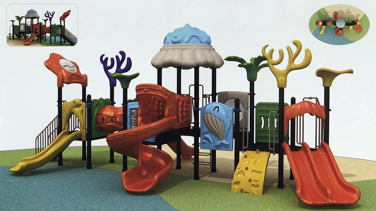 大型組合滑梯游樂設備廠家