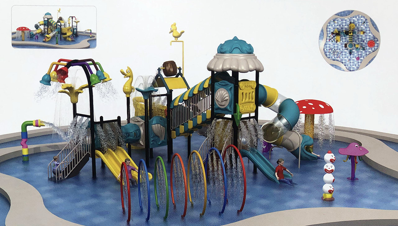 水上組合滑梯游樂設備廠家