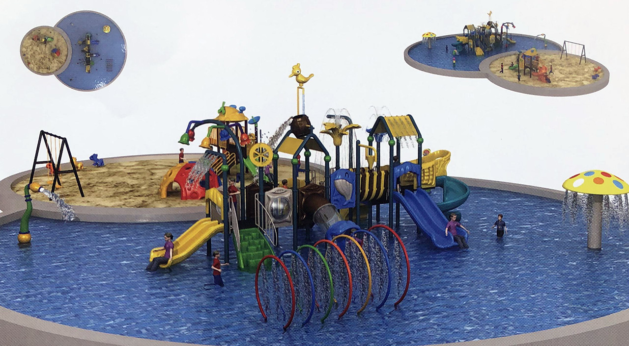 水上組合滑梯游樂設備廠家