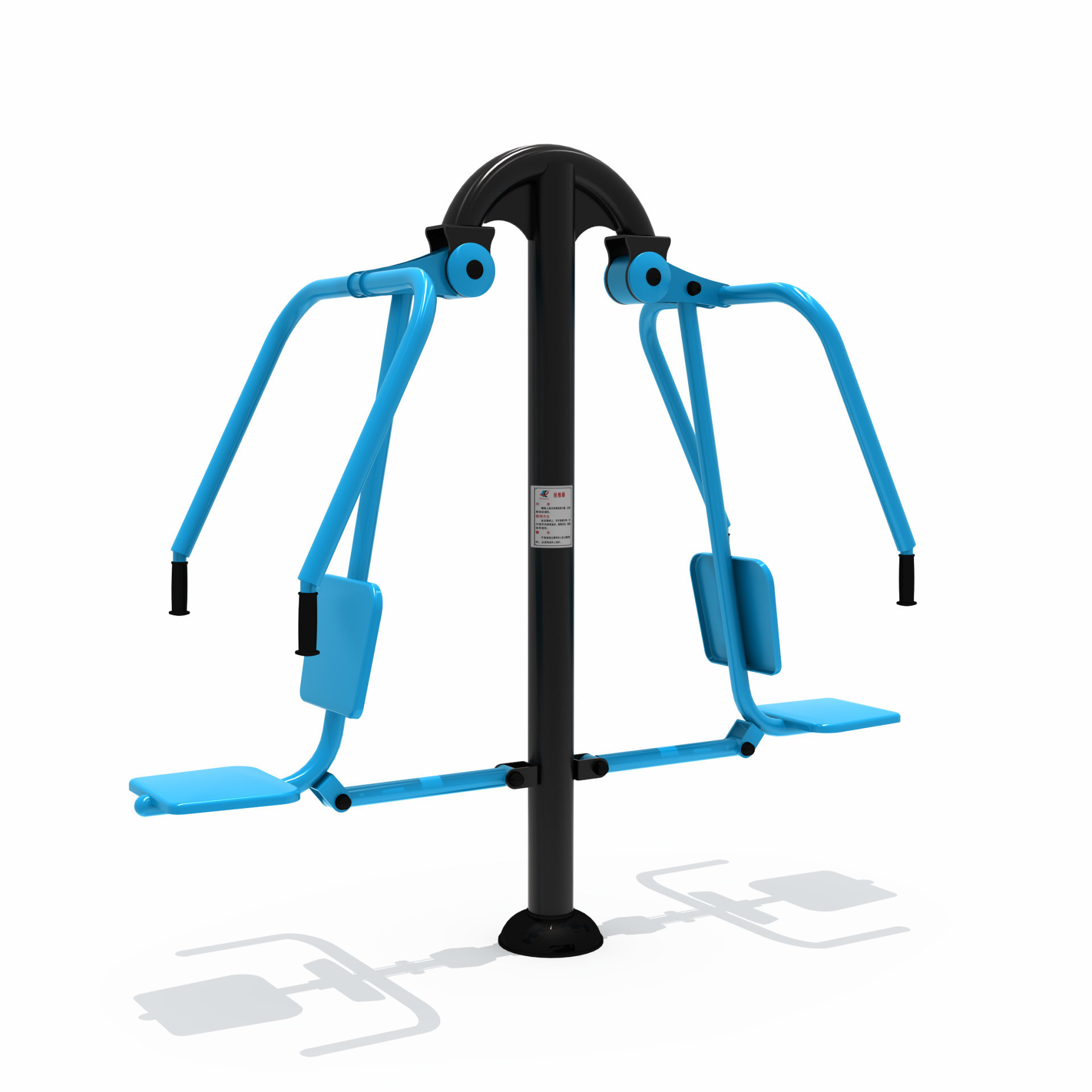 小區健身器材坐推訓練器 小區健身器材坐推訓練器